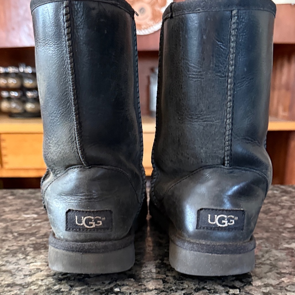 UGG Oiled Leather Boots